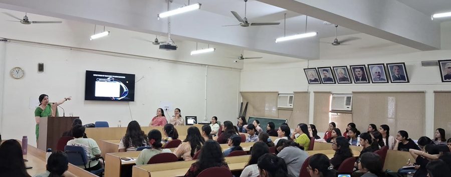 A career counselling session in progress